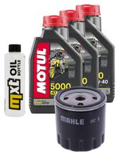 Pacchetto di ispezione 3L 10W-40+filtro olio per Cagiva Alazzurra 650 ccm Anno 1985 - 1986