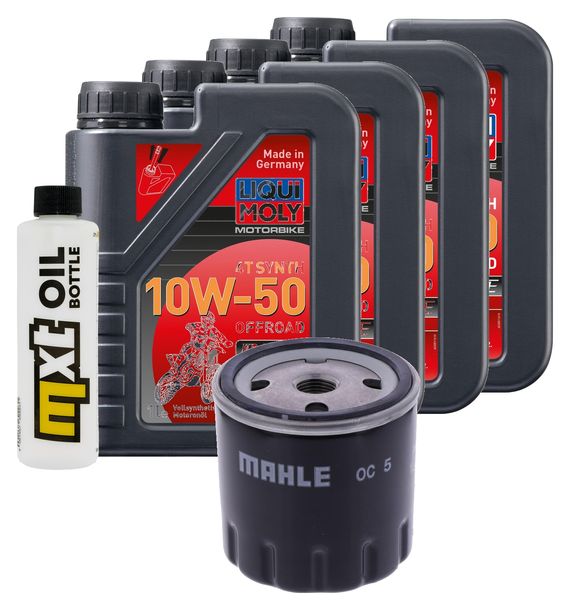 Inspektionspaket 4L 10W-50 + Ölfilter für Ducati SS Europa F1 Strada SP 400 - 916 ccm Bj. 1987 - 1998