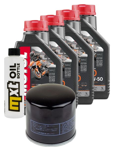 Inspektionspaket 4L 10W-50 + Ölfilter für Ducati SS Europa F1 Strada SP 400 - 916 ccm Bj. 1987 - 1998