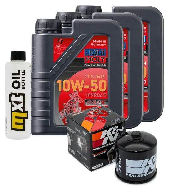 Paquete de inspección 3L 10W-50+filtro de aceite para Honda VF F 400 ccm Año 1984 - 1986