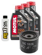 Pacchetto di ispezione 3L 10W-50+filtro olio per Honda VF F 400 ccm Anno 1984 - 1986