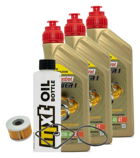 Inspektionspaket 3L 10W-40 + Ölfilter für Honda CB S 450 ccm Bj. 1986 - 1989