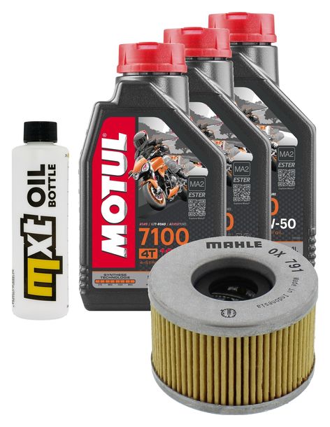 Inspektionspaket 3L 10W-50 + Ölfilter für Honda CMX Rebel CX 450 / 500 ccm Bj. 1985 - 1987