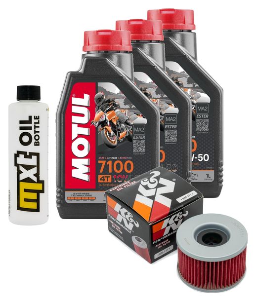 Inspektionspaket 3L 10W-50 + Ölfilter für Honda CMX Rebel CX 450 / 500 ccm Bj. 1985 - 1987