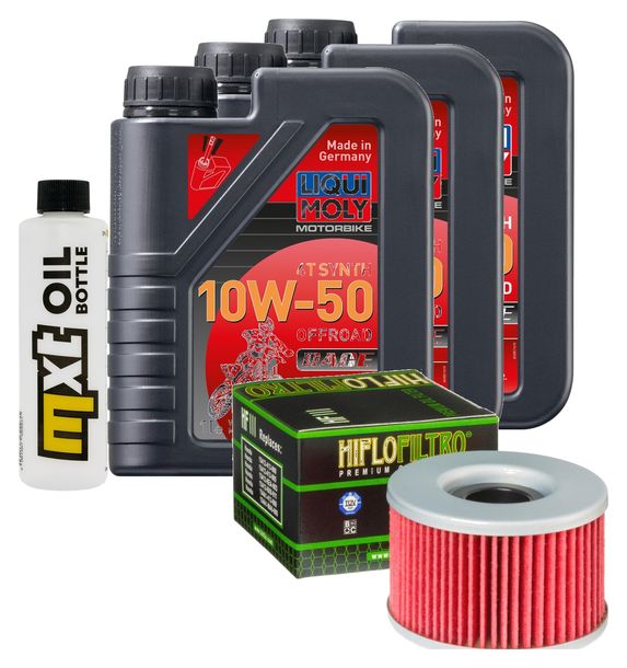 Inspektionspaket 3L 10W-50 + Ölfilter für Honda CX 500 ccm Bj. 1982