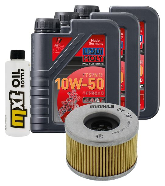 Inspektionspaket 3L 10W-50 + Ölfilter für Honda CX 500 ccm Bj. 1982