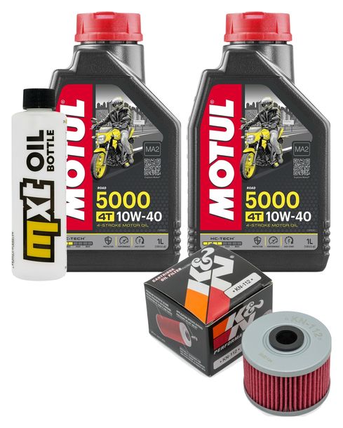 Paquet d'inspection 2L 10W-40+filtre à huile pour Honda XBR 27 PS 500 ccm Année 1988 - 1989