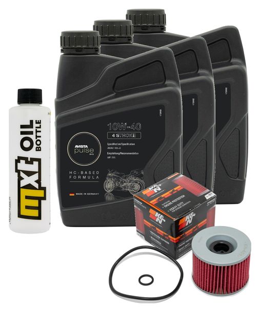 Inspektionspaket 3L 10W-40 + Ölfilter für Honda CB 650 ccm Bj. 1980 - 1984