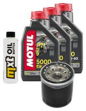 3L 10W-40 inspection package+ oil filter for Honda PC Pacific Coast 800 ccm Year 1990
