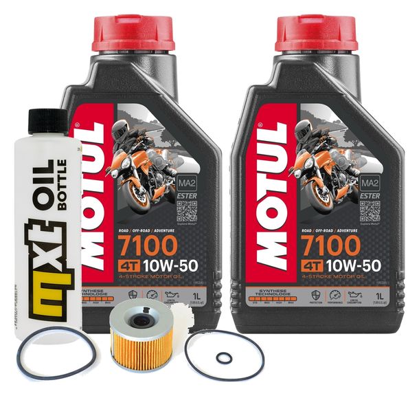 Inspektionspaket 2L 10W-50 + Ölfilter für Kawasaki EL B Eliminator 250 ccm Bj. 1995