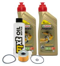 Paquet d'inspection 2L 10W-40+filtre à huile pour Kawasaki EL Eliminator 252 ccm Année 1996 - 2003