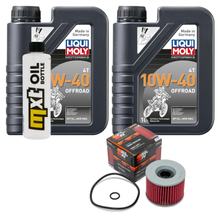Inspektionspaket 2L 10W-40 + Ölfilter für Kawasaki EL Eliminator 252 ccm Bj. 1996 - 2003