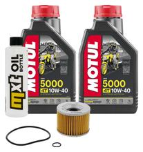 2L 10W-40 Inspection Package+oil filter for Kawasaki EL Eliminator 252 ccm Year 1996 - 2003
