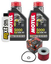 Paquet d'inspection 2L 10W-40+filtre à huile pour Kawasaki EL Eliminator 252 ccm Année 1996 - 2003