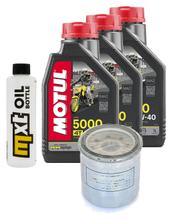 Inspectiepakket 3L 10W-40 + Oliefilter voor Kawasaki GPZ S 500 ccm Baujaar 1990 - 1992