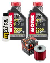 Inspectiepakket 2L 10W-40 + Oliefilter voor Kawasaki KLR 250 / 600 cc bouwjaar 1984 - 1991