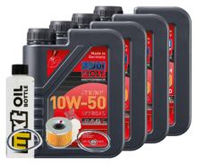 Inspektionspaket 4L 10W-50 + Ölfilter für Kawasaki ZL Eliminator 900 ccm Bj. 1985 - 1986