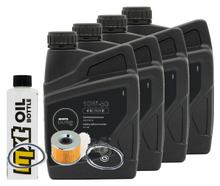 Inspectiepakket 4L 10W-50 + oliefilter voor Kawasaki ZL Eliminator 900 cc bouwjaar 1985 - 1986