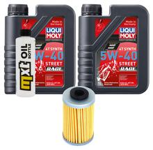 Inspektionspaket 2L 5W-40 + Ölfilter für KTM EXC Racing 450 ccm Bj. 2006 - 2007