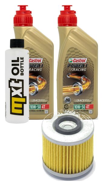 Inspektionspaket 2L 10W-50 + Ölfilter für Yamaha XVS Dragstar 250 ccm Bj. 2001 - 2004