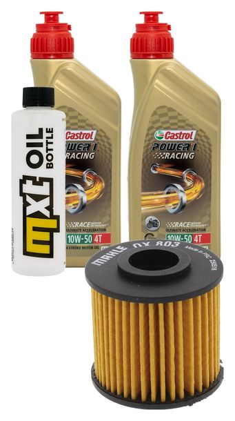 Inspektionspaket 2L 10W-50 + Ölfilter für Yamaha XVS Dragstar 250 ccm Bj. 2001 - 2004