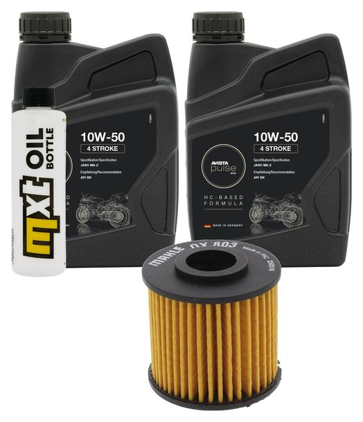 Inspektionspaket 2L 10W-50 + Ölfilter für Yamaha XVS Dragstar 250 ccm Bj. 2001 - 2004