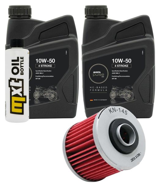 Inspektionspaket 2L 10W-50 + Ölfilter für Yamaha XVS Dragstar 250 ccm Bj. 2001 - 2004