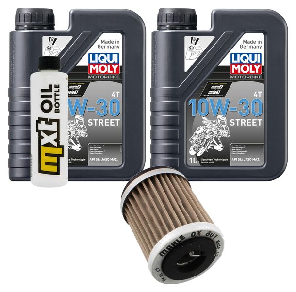 Paquete de inspección 2L 10W-30+filtro de aceite para Yamaha TT XT 350 ccm Año 1985 - 1995