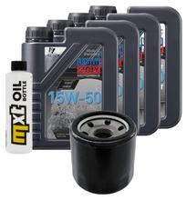 4L 15W-50 Inspection Package+oil filter for Benelli TNT Café Racer 1130 ccm Year 2004 - 2005