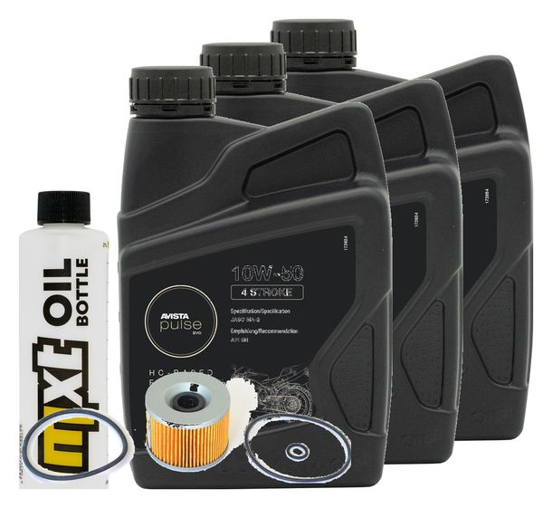 3L 10W-50 inspection package+ oil filter for Benelli T 654 ccm Year 1982