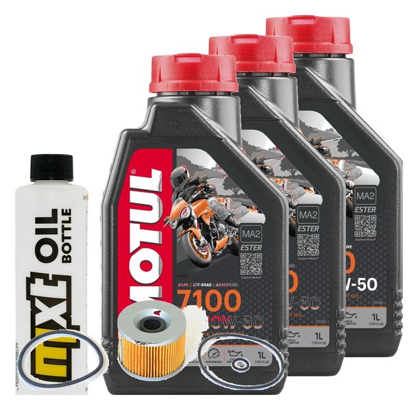 Inspektionspaket 3L 10W-50 + Ölfilter für Benelli T 654 ccm Bj. 1982