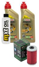Paquete de inspección 2L 10W-40 y filtro de aceite para Daelim Roadwin Fi R 125 ccm Año 2009 - 2010