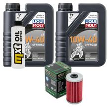 Inspectiepakket 2L 10W-40 + oliefilter voor Daelim Roadwin Fi R 125 ccm Bj. 2009 - 2010