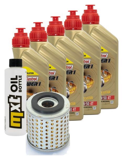 Inspektionspaket 5L 20W-50 + Ölfilter für Ducati SS 900 ccm Bj. 1975 - 1978