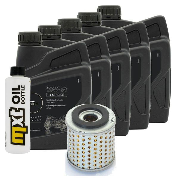 Inspektionspaket 5L 20W-50 + Ölfilter für Ducati SS 900 ccm Bj. 1975 - 1978