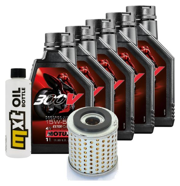 Pacchetto di ispezione 5L 15W-50 + filtro olio per Ducati SS 900 ccm Anno 1979 - 1981