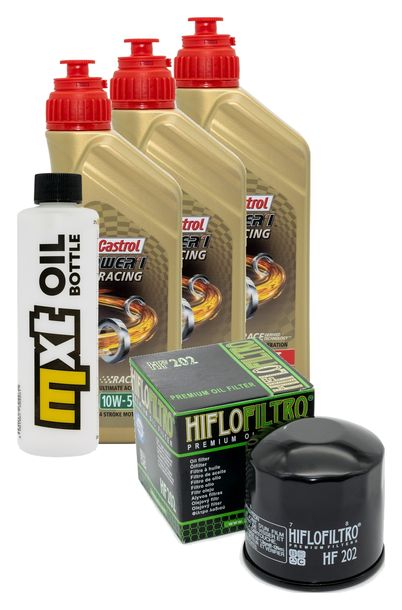 Inspektionspaket 3L 10W-50 + Ölfilter für Honda VF F 400 ccm Bj. 1983