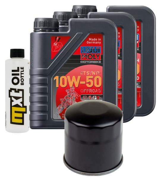 Pacchetto di ispezione 3L 10W-50+filtro olio per Honda VF F 400 ccm Anno 1983