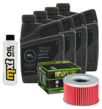 Paquete de inspección 4L 10W-40 + filtro de aceite para Honda CB Four 500 ccm Año 1975 - 1976
