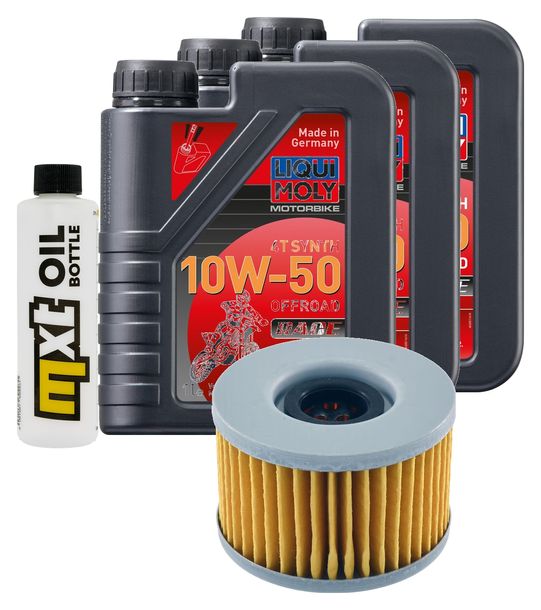Inspektionspaket 3L 10W-50 + Ölfilter für Honda CX 500 ccm Bj. 1983 - 1984