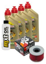 Pacchetto di ispezione 4L 10W-40 + filtro olio per Honda CX T Turbo 650 ccm Anno 1983