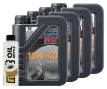 Inspektionspaket 4L 10W-40 + Ölfilter für Honda CX T Turbo 650 ccm Bj. 1983