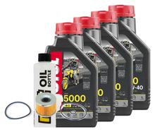 Pacchetto di ispezione 4L 10W-40 + filtro olio per Honda GL Goldwing 1000 ccm Anno 1975