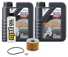 Inspektionspaket 2L 10W-40 + Ölfilter für Kawasaki EL B Eliminator 250 ccm Bj. 1991 - 1994