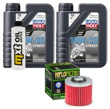 Pacchetto di ispezione 2L 10W-30+filtro olio per Yamaha XT 500 ccm Anno 1976 - 1985