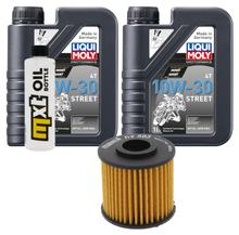 Pacchetto di ispezione 2L 10W-30+filtro olio per Yamaha XT 500 ccm Anno 1976 - 1985