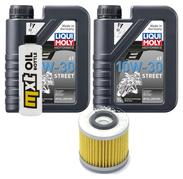 Pacchetto di ispezione 2L 10W-30+filtro olio per Yamaha XT 500 ccm Anno 1986 - 1987