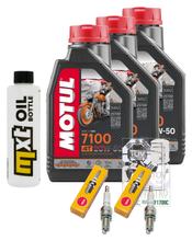 Pacote de Inspeção 3L 20W-50 + Filtro de Óleo + 2x Vela de Ignição para Harley Davidson XL Forty-Eight 1200 ccm Ano Fab. 2016 - 2017