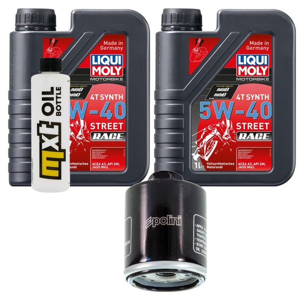 Pacchetto di ispezione 2L 5W-40 + filtro olio per Vespa 946 3V 150 ccm