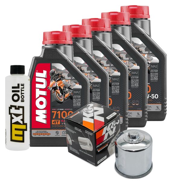 Inspektionspaket 5L 10W-50 + Ölfilter für Aprilia RSV4 Factory 1100 ccm Bj. 2019 - 2022
